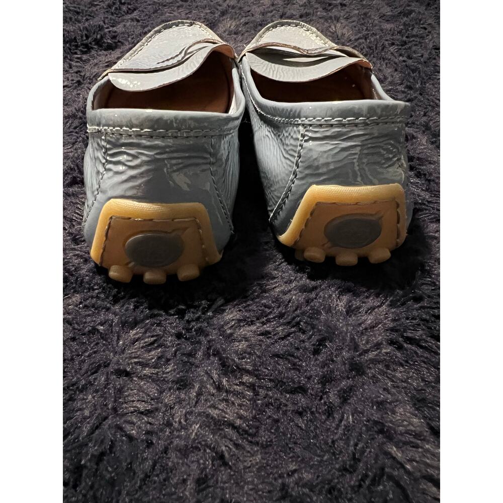 Born Comfort Flats Women Size 9 Blue Leather Loafers Slip On EUC - Picture 4 of 8
